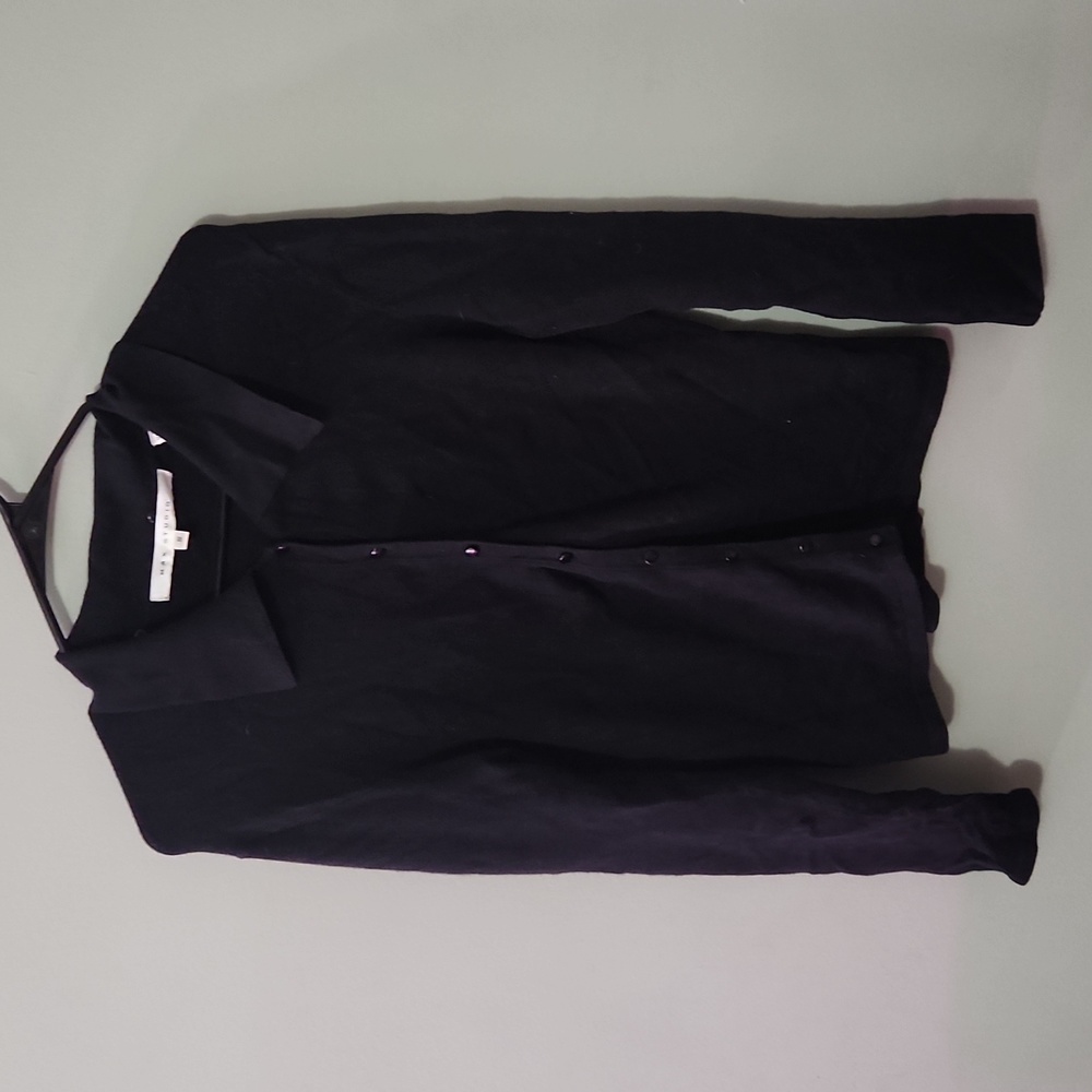Black button up cardigan